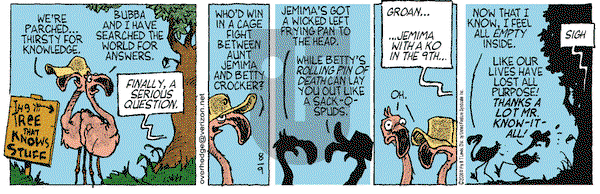 Over the Hedge on Wednesday August 9, 2006 Comic Strip