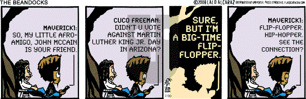 La Cucaracha on Wednesday July 30, 2008 Comic Strip