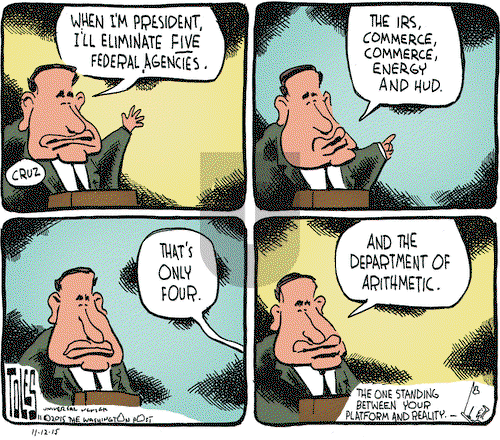 Tom Toles on Thursday November 12, 2015 Comic Strip