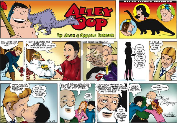 Alley Oop on Sunday December 24, 2006 Comic Strip