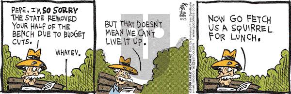 La Cucaracha on Thursday June 25, 2009 Comic Strip
