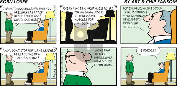 The Born Loser on Sunday February 12, 2017 Comic Strip