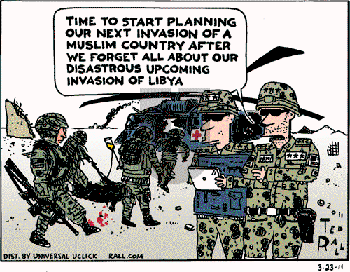 Ted Rall on Wednesday March 23, 2011 Comic Strip