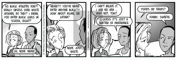 The Boondocks on Tuesday March 27, 2001 Comic Strip