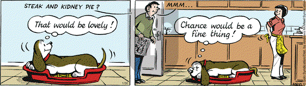 Fred Basset on Monday January 30, 2017 Comic Strip