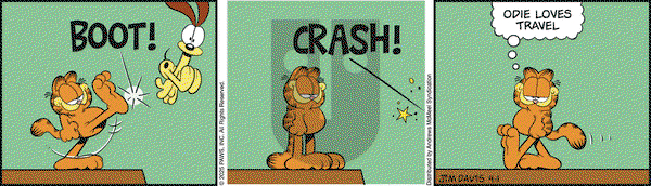 Garfield on Tuesday April 1, 2025 Comic Strip