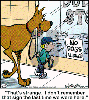 Marmaduke on Thursday February 15, 2018 Comic Strip