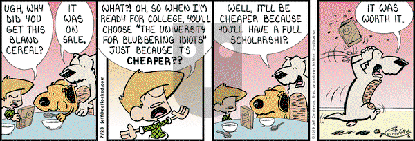 DeFlocked on Tuesday July 23, 2019 Comic Strip