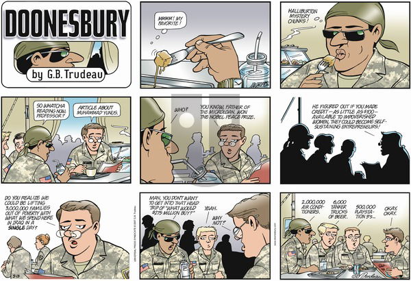 Doonesbury on Sunday May 13, 2007 Comic Strip