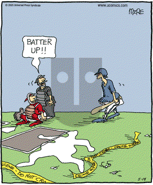 In the Bleachers on Saturday May 14, 2005 Comic Strip