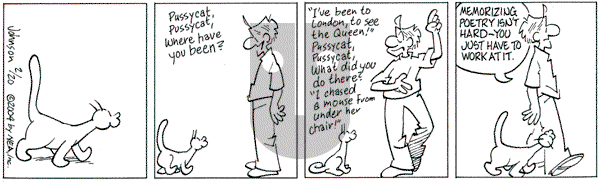 Arlo and Janis on Friday February 20, 2004 Comic Strip