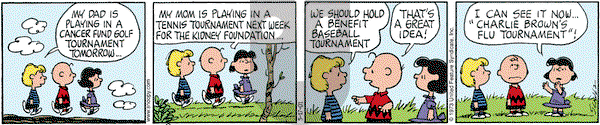Peanuts on Wednesday August 15, 2001 Comic Strip