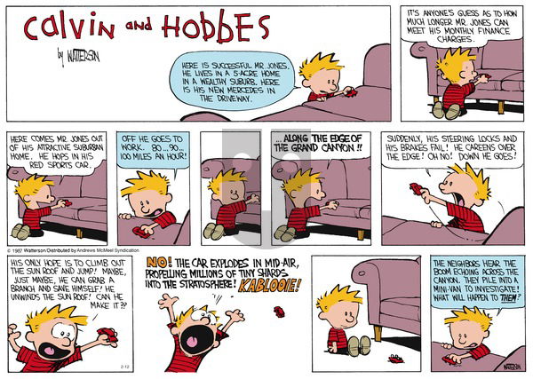 Calvin and Hobbes - Sunday February 12, 2017 Comic Strip