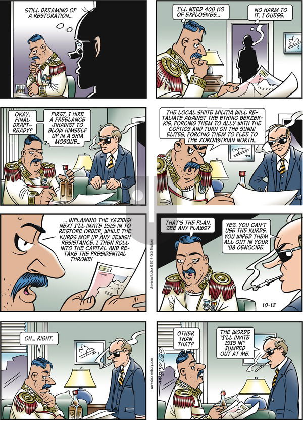 Doonesbury on Sunday October 12, 2014 Comic Strip