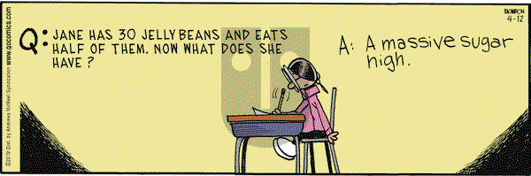 Grand Avenue on Friday April 12, 2019 Comic Strip