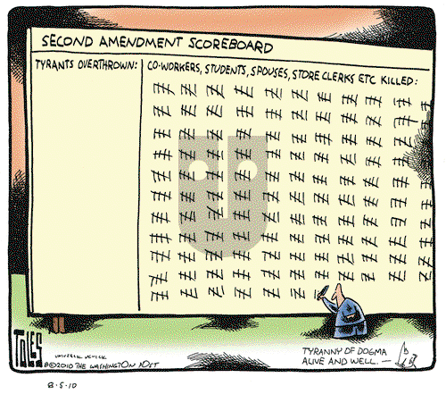 Tom Toles on Thursday August 5, 2010 Comic Strip