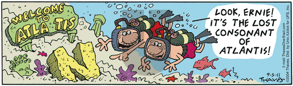 Frank and Ernest on Monday September 5, 2011 Comic Strip