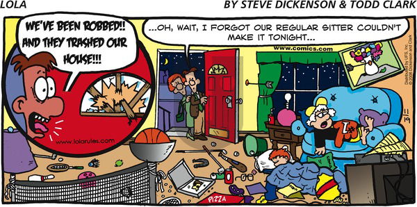 Lola on Sunday November 19, 2006 Comic Strip