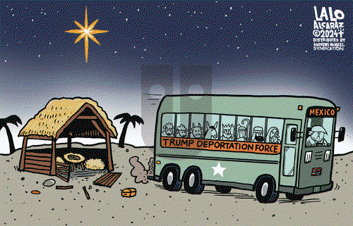 Lalo Alcaraz on Tuesday December 24, 2024 Comic Strip