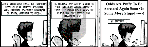The Boondocks on Friday November 7, 2008 Comic Strip