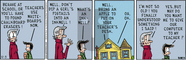 Grand Avenue on Monday December 3, 2018 Comic Strip