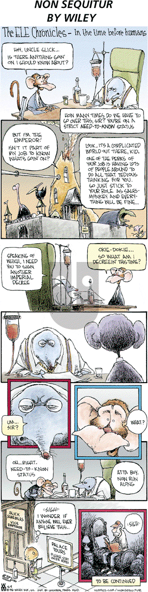 Non Sequitur on Sunday April 9, 2006 Comic Strip