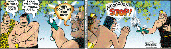 Alley Oop on Friday July 7, 2017 Comic Strip