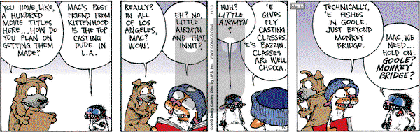 Get Fuzzy on Saturday November 13, 2010 Comic Strip