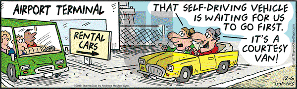 Frank and Ernest on Thursday December 6, 2018 Comic Strip