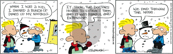 Soup to Nutz - Old on Monday February 21, 2011 Comic Strip