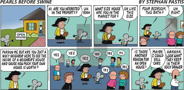 Pearls Before Swine on Sunday March 11, 2018 Comic Strip