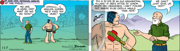 Alley Oop on Friday November 7, 2008 Comic Strip