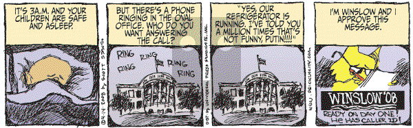 Prickly City on Monday April 14, 2008 Comic Strip