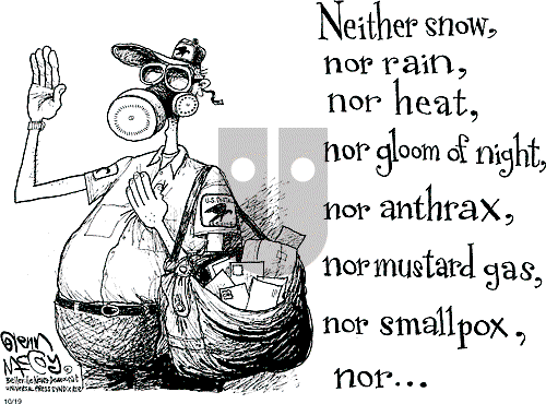 Glenn McCoy on Friday October 19, 2001 Comic Strip