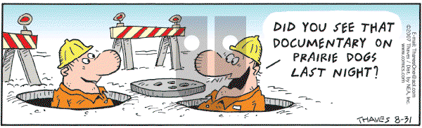 Frank and Ernest - Friday August 31, 2007 Comic Strip