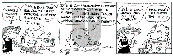 Soup to Nutz - Old on Sunday August 29, 2004 Comic Strip