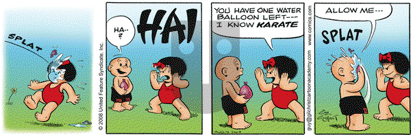 Nancy on Thursday August 14, 2008 Comic Strip