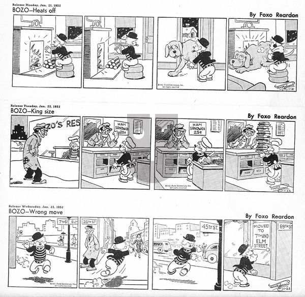 Bozo on Tuesday January 21, 2025 Comic Strip