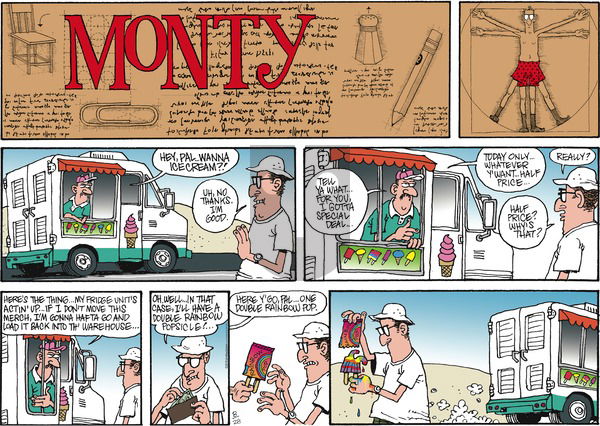 Monty on Sunday August 28, 2016 Comic Strip