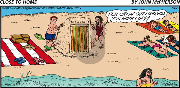 Close to Home - Sunday July 11, 2021 Comic Strip