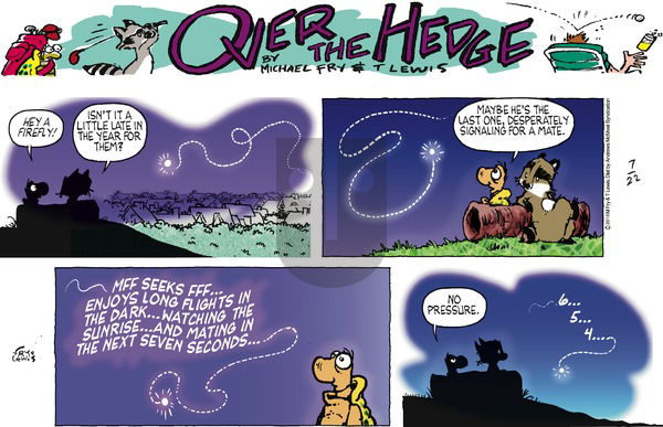 Over the Hedge on Sunday July 22, 2018 Comic Strip
