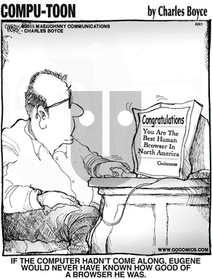 Compu-toon on Monday April 6, 2015 Comic Strip