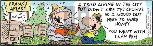 Frank and Ernest - Monday October 5, 2009 Comic Strip