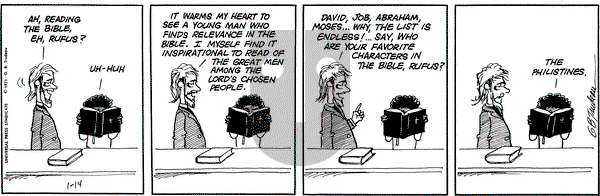 Doonesbury on Friday January 14, 1972 Comic Strip