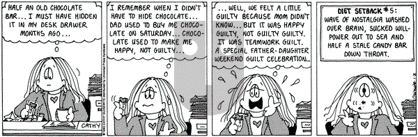 Cathy Classics on Friday January 8, 1993 Comic Strip