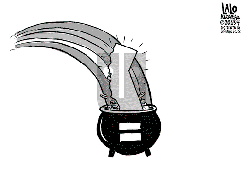 Lalo Alcaraz on Wednesday June 26, 2013 Comic Strip