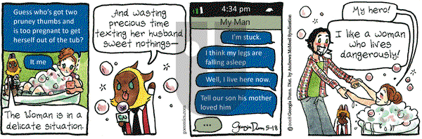Breaking Cat News on Friday May 18, 2018 Comic Strip