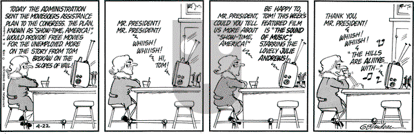 Doonesbury on Tuesday April 22, 1975 Comic Strip
