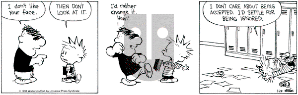 Calvin and Hobbes on Monday March 28, 1994 Comic Strip