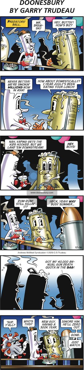 Doonesbury - Sunday December 6, 2020 Comic Strip